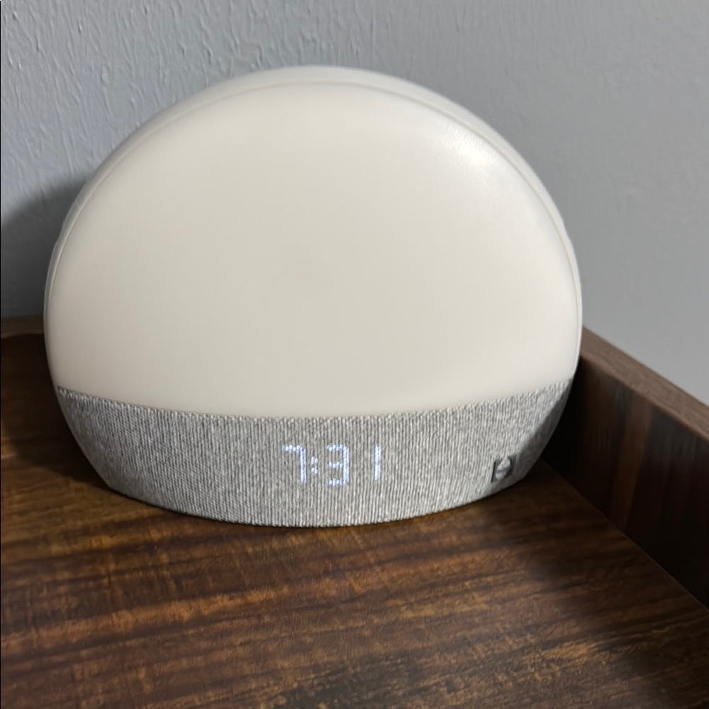 White & Gray Hatch alarm clock